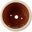 Runder cremefarbener Bonsaitopf von Eime Yozan – 90 x 90 x 40 mm