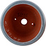 Round blue bonsai pot by Eime Yozan - 100 x 100 x 55 mm