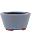 Pot à bonsaï rond bleu par Eime Yozan - 100 x 100 x 55 mm