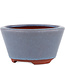 Pot à bonsaï rond bleu par Eime Yozan - 100 x 100 x 55 mm