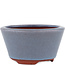 Pot à bonsaï rond bleu par Eime Yozan - 100 x 100 x 55 mm