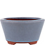 Runder blauer Bonsaitopf von Eime Yozan – 100 x 100 x 55 mm