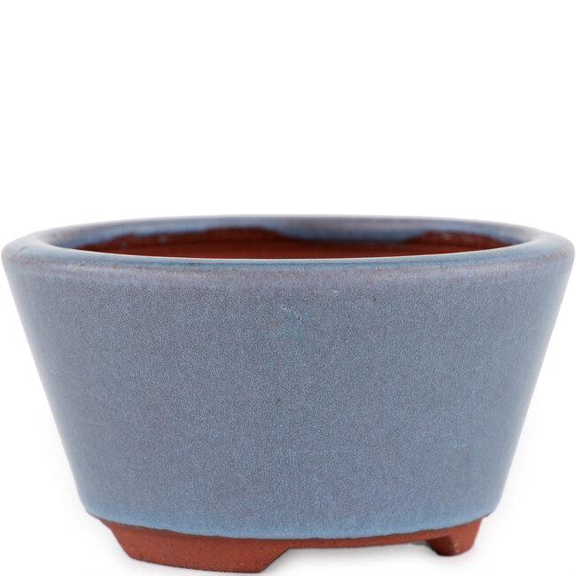 Maceta redonda para bonsái azul de Eime Yozan - 100 x 100 x 55 mm