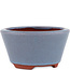 Pot à bonsaï rond bleu par Eime Yozan - 100 x 100 x 55 mm