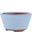 Pot à bonsaï rond bleu par Eime Yozan - 100 x 100 x 55 mm