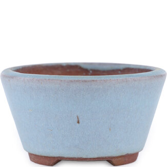 Eimei ( Yozan kiln) Maceta para bonsái azul de 100 mm de Eime Yozan, Tokoname, Japón