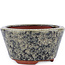 Round brown bonsai pot by Eime Yozan - 100 x 100 x 55 mm