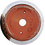 Pot à bonsaï rond marron par Eime Yozan - 100 x 100 x 55 mm