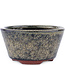 Round brown bonsai pot by Eime Yozan - 100 x 100 x 55 mm