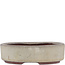 Vaso bonsai ovale beige di Eime Yozan - 115 x 85 x 27 mm