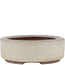 Ovale beige bonsaipot van Eime Yozan - 115 x 85 x 27 mm