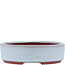 Vaso bonsai ovale blu di Eime Yozan - 120 x 100 x 32 mm