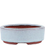 Vaso bonsai ovale blu di Eime Yozan - 120 x 100 x 32 mm
