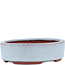 Vaso bonsai ovale blu di Eime Yozan - 120 x 100 x 32 mm
