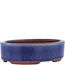 Pot à bonsaï ovale bleu par Eime Yozan - 120 x 100 x 32 mm