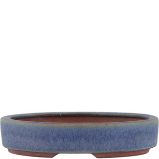 Eimei ( Yozan kiln) Pot à bonsaï bleu 135 mm par Eime Yozan, Tokoname, Japon