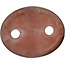 Pot à bonsaï ovale bleu par Eime Yozan - 135 x 110 x 26 mm