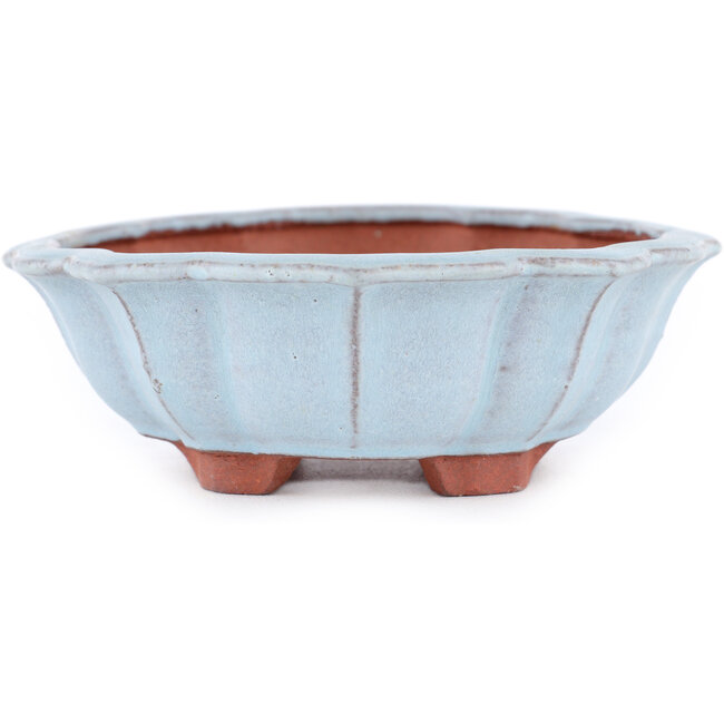 Mokko blauer Bonsaitopf von Eime Yozan – 170 x 145 x 45 mm