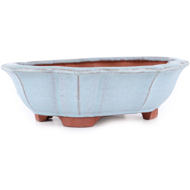 Mokko blauer Bonsaitopf von Eime Yozan – 170 x 145 x 45 mm