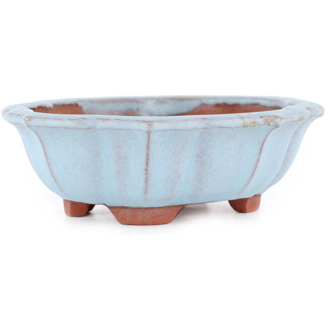 Maceta para bonsai Mokko azul de Eime Yozan - 145 x 125 x 40 mm