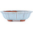 Pot à bonsaï Mokko bleu par Eime Yozan - 145 x 125 x 40 mm