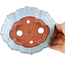 Pot à bonsaï Mokko bleu par Eime Yozan - 145 x 125 x 40 mm