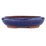 Vaso bonsai ovale blu di Eime Yozan - 145 x 115 x 35 mm