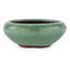 Pot à bonsaï rond vert par Eime Yozan - 85 x 85 x 35 mm