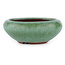 Pot à bonsaï rond vert par Eime Yozan - 85 x 85 x 35 mm