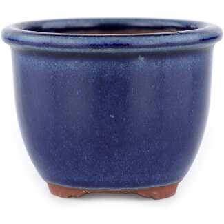 Eimei ( Yozan kiln) Pot à bonsaï bleu 90 mm par Eime Yozan, Tokoname, Japon