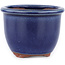 Vaso bonsai rotondo blu di Eime Yozan - 90 x 90 x 65 mm