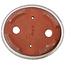 Maceta para bonsái ovalada blanco roto de Eime Yozan - 95 x 80 x 30 mm