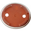Maceta para bonsái ovalada blanco roto de Eime Yozan - 95 x 80 x 30 mm