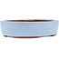 Oval blue bonsai pot by Eime Yozan - 185 x 145 x 40 mm