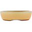 Pot à bonsaï ovale ocre par Eime Yozan - 120 x 100 x 30 mm