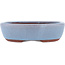 Pot à bonsaï ovale bleu par Eime Yozan - 120 x 100 x 30 mm