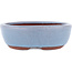 Pot à bonsaï ovale bleu par Eime Yozan - 120 x 100 x 30 mm