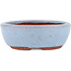 Vaso bonsai ovale blu di Eime Yozan - 95 x 85 x 28 mm