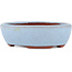 Vaso bonsai ovale blu di Eime Yozan - 95 x 85 x 28 mm