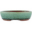 Maceta ovalada para bonsái verde de Eime Yozan - 120 x 100 x 30 mm