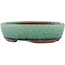 Vaso bonsai ovale verde di Eime Yozan - 120 x 100 x 30 mm