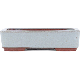  Eimei ( Yozan kiln) 140 mm blaue Bonsaischale von Eime Yozan, Tokoname, Japan