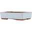 Maceta rectangular para bonsái azul de Eime Yozan - 140 x 105 x 35 mm