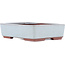 Rectangular blue bonsai pot by Eime Yozan - 140 x 105 x 35 mm