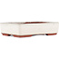 Maceta rectangular para bonsái blanco roto de Eime Yozan - 140 x 105 x 35 mm