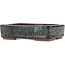 Rechthoekige bruine bonsaipot van Eime Yozan - 140 x 105 x 35 mm