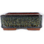 Rechthoekige bruine bonsaipot van Eime Yozan - 140 x 105 x 35 mm