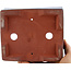 Pot à bonsaï rectangulaire bleu par Eime Yozan - 177 x 152 x 74 mm