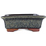 Maceta rectangular para bonsái marrón de Eime Yozan - 142 x 109 x 35 mm
