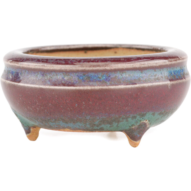 Maceta redonda para bonsái multicolor de Eime Yozan - 60 x 60 x 25 mm